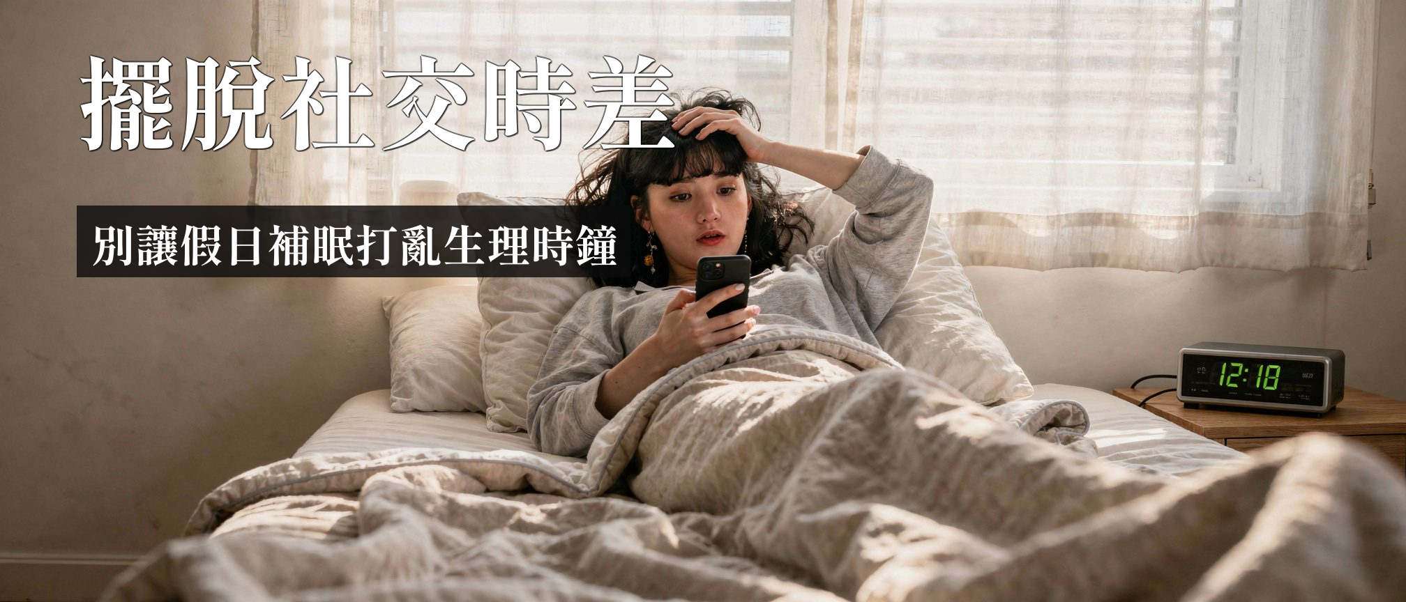 社交時差｜社交時差是什麼？3個技巧擺脫周一憂鬱